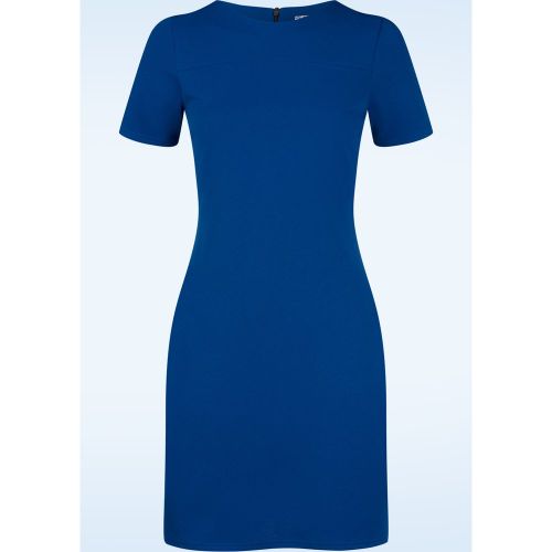 Robe trapèze Lori en bleu roi - vintage chic for topvintage - Modalova