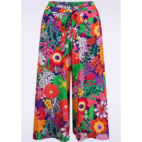 Pantalon Flotte Culottes en Coral Flower Multi - blutsgeschwister - Modalova