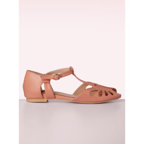 Chaussures plates Secret Love en poudré - Banned Retro - Modalova