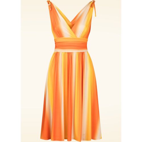 Robe évasée à rayures ternies Georgia en et - vintage chic for topvintage - Modalova