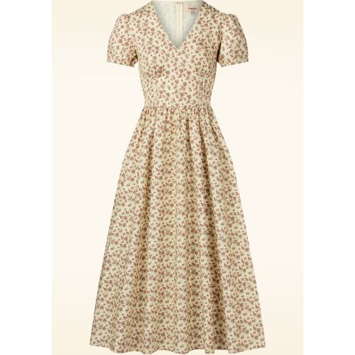 Robe midi fleurie Alba en tendre - Timeless - Modalova