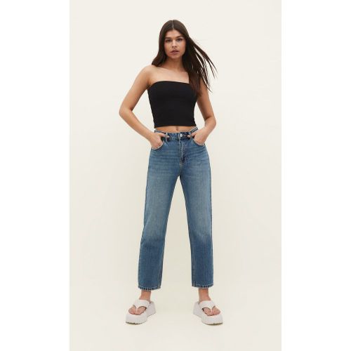 Jean Mom Taille Moyenne 34 - Stradivarius - Modalova