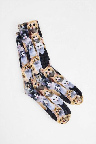 Chaussettes à imprimé chat en taille: TAILLE UNIQUE - Out From Under - Modalova