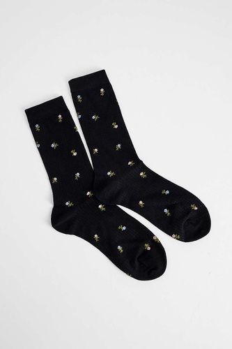 Chaussettes à broderie florale en taille: TAILLE UNIQUE - Out From Under - Modalova