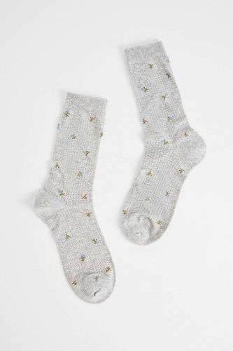 Chaussettes à broderie florale en taille: TAILLE UNIQUE - Out From Under - Modalova