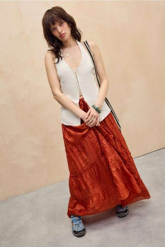 Jupe longue en soie patchwork en taille: XS/Small - Out From Under - Modalova