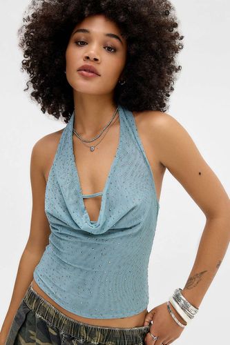 Haut diamanté à col bénitier Cali en taille: XS - Silence + Noise - Modalova