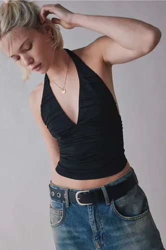 Haut court à col halter classique en taille: Small - Silence + Noise - Modalova