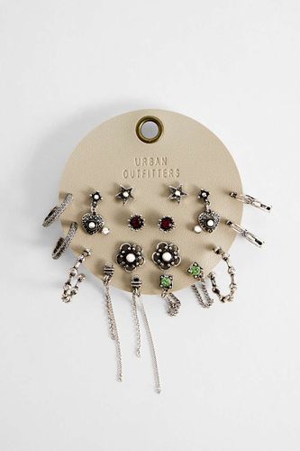 Boucles d'oreilles empilables vintage Gem 10 pièces en taille: TAILLE UNIQUE - Silence + Noise - Modalova