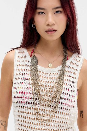 Collier drapé superposé long en taille: TAILLE UNIQUE - Silence + Noise - Modalova