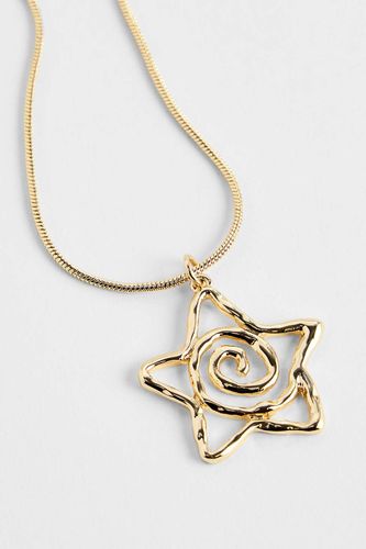 Collier pendentif étoile tourbillon taille: TAILLE UNIQUE - Silence + Noise - Modalova