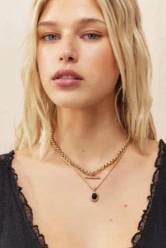 Collier Pendentif Zircone Ovale Zambah par en taille: TAILLE UNIQUE - Urban Outfitters - Modalova