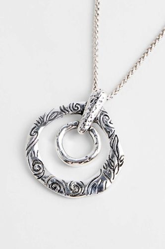 Collier à pendentif anneau gravé en taille: TAILLE UNIQUE - Silence + Noise - Modalova