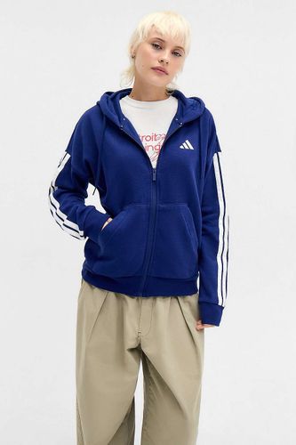 Sweat à capuche zippé bleu taille: 2XS - adidas - Modalova