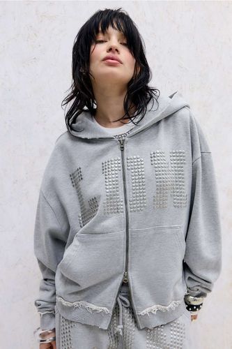 Sweat à capuche LDN Stud Monster en taille: Medium - Jaded London - Modalova