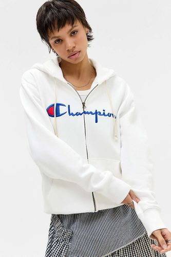 Sweat à capuche blanc à fermeture éclair en taille: Small - Champion - Modalova