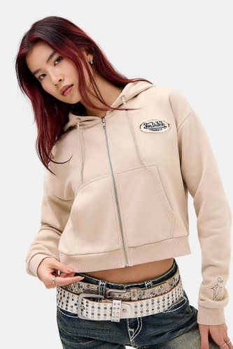 Sweat à capuche court avec logo brodé en taille: Medium - Von Dutch - Modalova