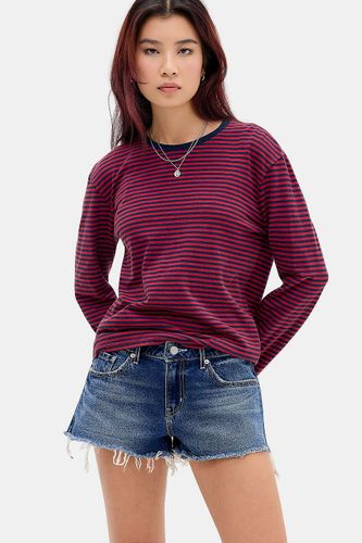 Mini-short bleu foncé taille basse en taille: 24 - Levi's - Modalova