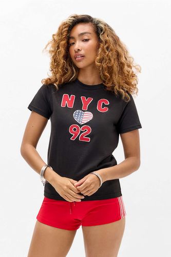 T-shirt appliqué NYC en taille: Small - Daisy Street - Modalova