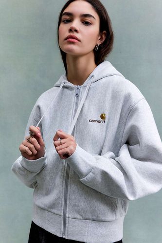 Sweat à capuche zippé American Script en taille: Small - Carhartt WIP - Modalova