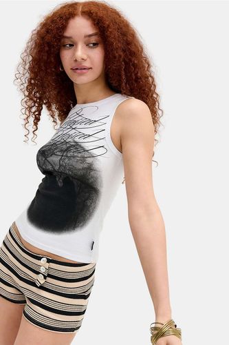 Débardeur Blanc Blessed Angel en taille: Small - Minga London - Modalova