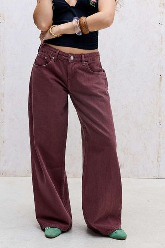 Jean Ample Bordeaux Taille Basse taille: 28 - Motel - Modalova