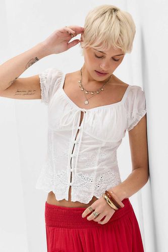 Haut boutonné brodé Chloe en taille: Small - Kiss The Sky - Modalova