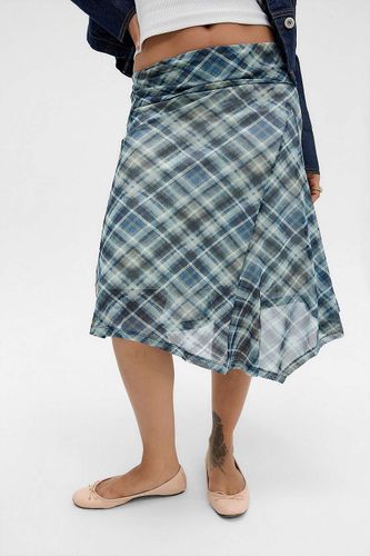 Jupe asymétrique en jean en taille: Medium - Kiss The Sky - Modalova