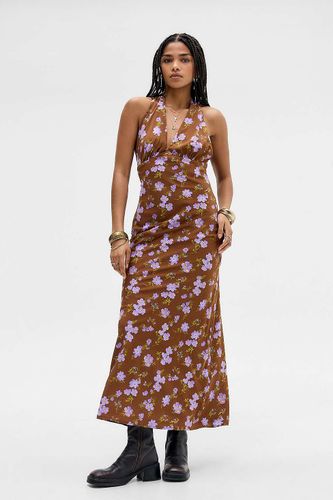 Robe dos nu à col licou florale en taille: Small - Kiss The Sky - Modalova