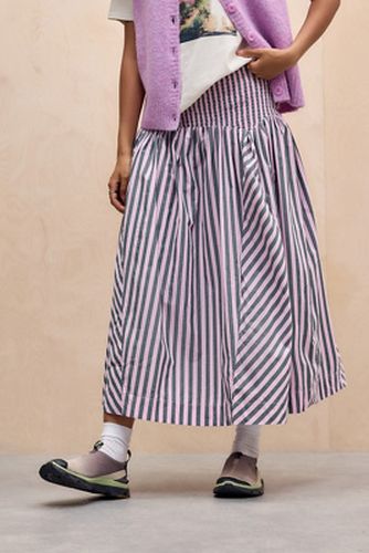 Jupe mi-longue Layla Godet en taille: R-U 8 - Damson Madder - Modalova