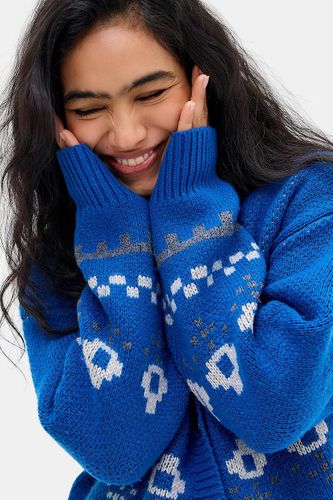 Cardigan bleu Romily Squirrel en taille: R-U 8 - Damson Madder - Modalova