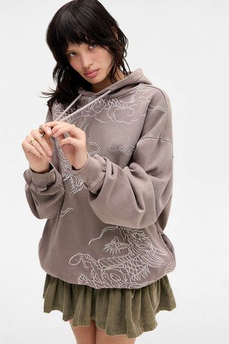 Sweat à capuche brodé Battle en taille: Small - Ed Hardy - Modalova