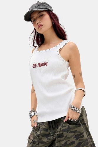 Débardeur côtelé délavé en taille: Small - Ed Hardy - Modalova