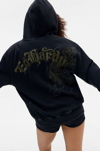 Sweat à capuche brodé délavé Exclusivité UO en taille: XS - Ed Hardy - Modalova