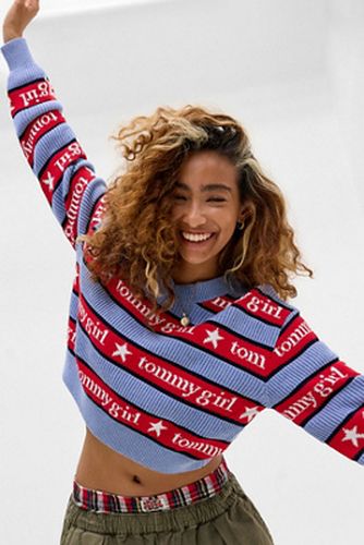 Pull rayé décontracté en taille: Small - Tommy Girl - Modalova