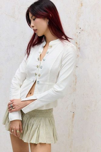 Chemise militaire en lin BDG Casey en taille: Small - Urban Outfitters - Modalova