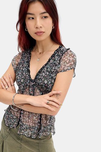 Blouse de thé en mousseline Kate en taille: 2XS - Kimchi Blue - Modalova