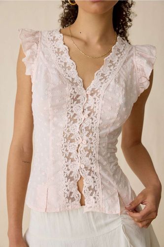 Haut Aurelia à manches volantées en taille: Medium - Kimchi Blue - Modalova