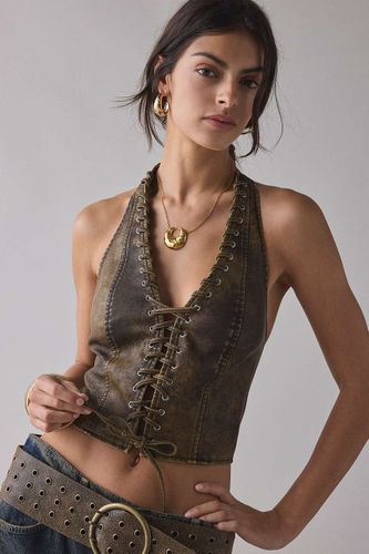 Haut col halter UO Tali par en taille: Small - Urban Outfitters - Modalova