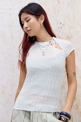 Haut texturé à trou de serrure Aysha en taille: Small - Silence + Noise - Modalova