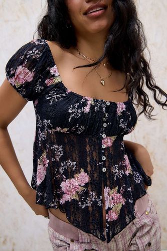 Blouse Babydoll à manches courtes Maria en taille: XS - Kimchi Blue - Modalova