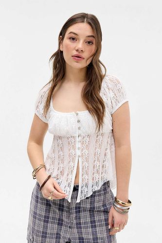 Blouse Babydoll à manches courtes Maria en taille: Large - Kimchi Blue - Modalova