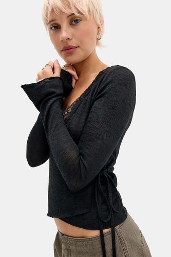 Haut portefeuille Juliette à bordure en dentelle en taille: XS - Kimchi Blue - Modalova
