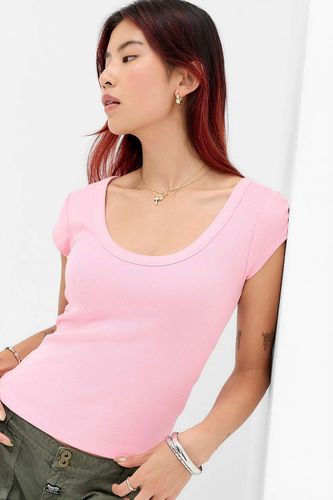 T-shirt à manches courtes côtelé Off Duty en taille: XS - BDG - Modalova