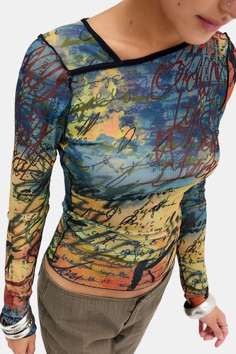 Haut à manches longues imprimé en maille Drae en taille: XS - Silence + Noise - Modalova