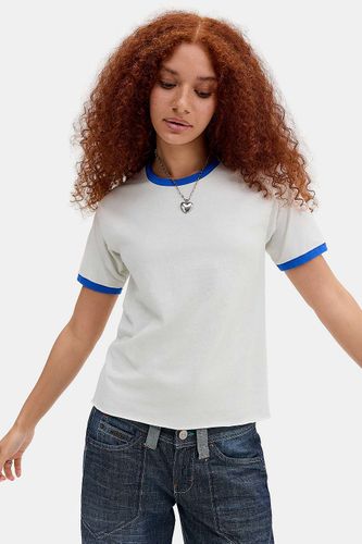 T-shirt Ringer blanc en taille: Medium/Large - BDG - Modalova