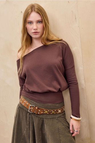 Cassie drapé top court en taille: XL - Silence + Noise - Modalova