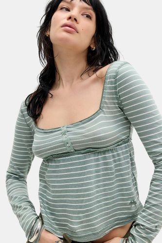 Brittney Stripe Long Sleeve Blouse en taille: XL - BDG - Modalova