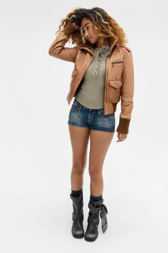 T-shirt Henley à manches longues UO Jax par en taille: Large - Urban Outfitters - Modalova