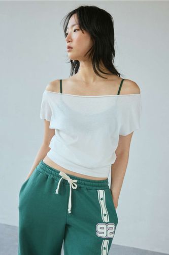 T-shirt à épaules dénudées et ourlet à bande en taille: XS - Out From Under - Modalova
